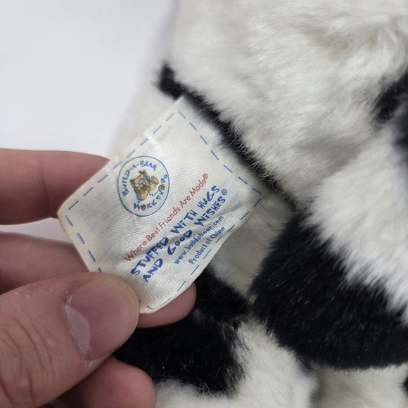 Build A Bear Holstein Cow Black White Retired Vintage 18" Plush Stuffed Animal - Picture 7 of 10
